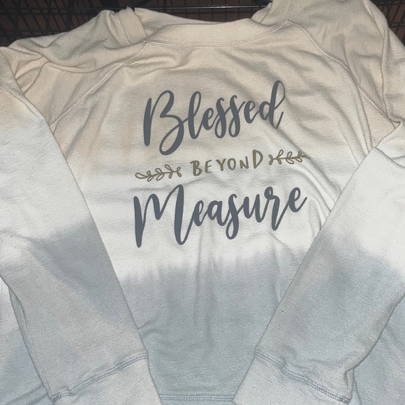 Sweaters - 2x “blessed beyond measure” sweater good condition only worn once